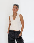 kaia knit vest