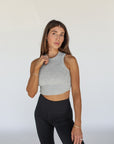 classic racer crop top