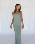 slip on maxi dress