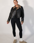 it girl biker jacket