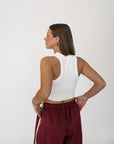 classic racer crop top
