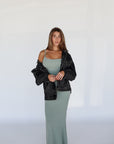 slip on maxi dress