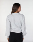 barre wrap sweater