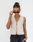 kaia knit vest