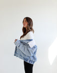 kins sherpa jean jacket