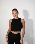 classic racer crop top
