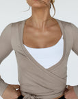 willow wrap top
