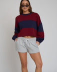 rugby cropped pullover