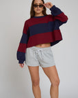 rugby cropped pullover