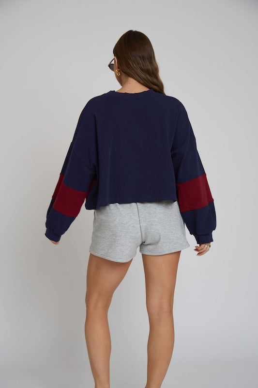 rugby cropped pullover