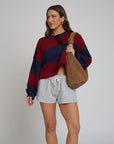 rugby cropped pullover