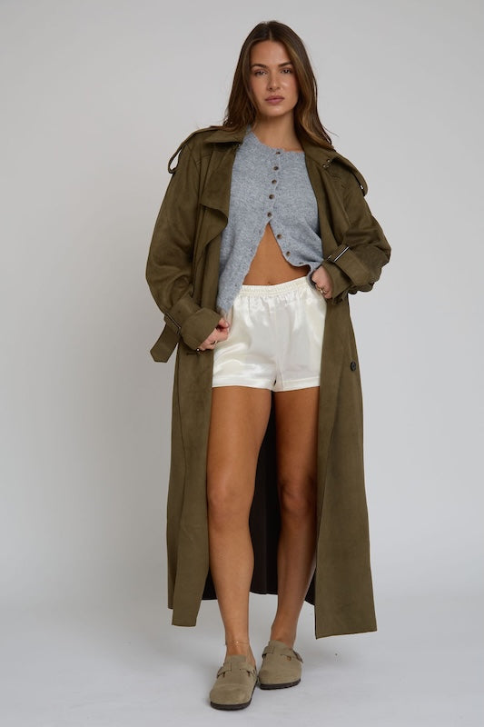 that girl trench coat
