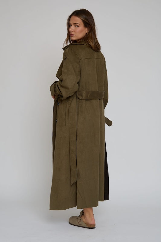 that girl trench coat