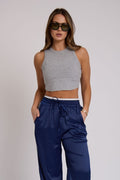 classic racer crop top