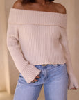 esther off shoulder sweater