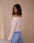 esther off shoulder sweater