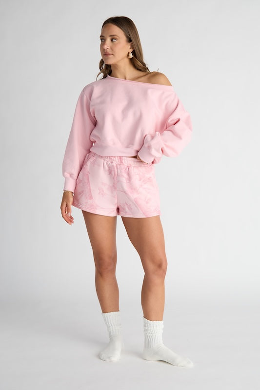jet setter cropped sweatshirt