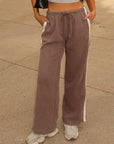 meg waffle track pants