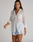 hamptons button-up shirt
