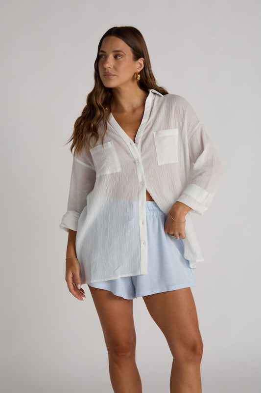 hamptons button-up shirt