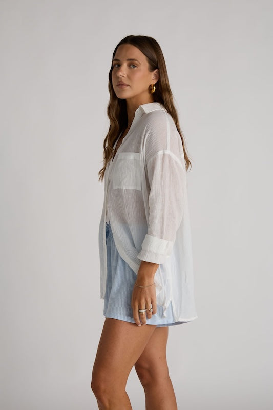 hamptons button-up shirt