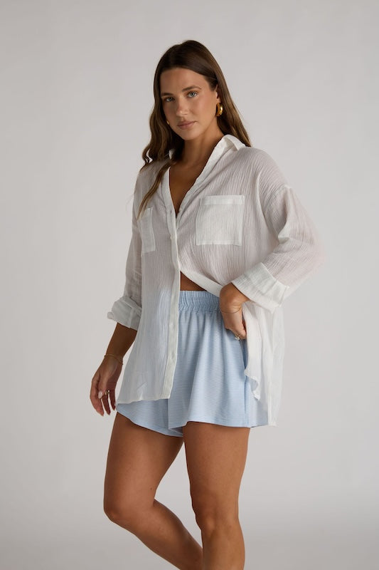 seaside stripe shorts