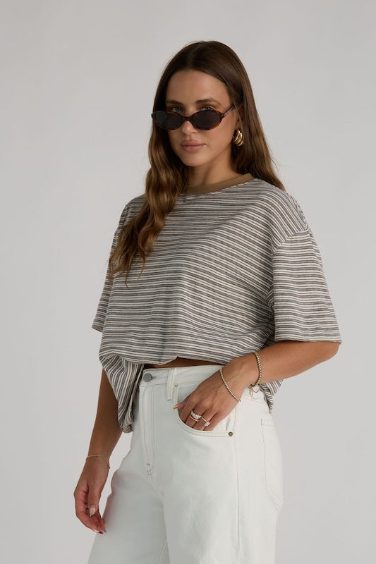 pia striped tee