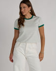 ringer striped tee
