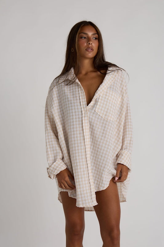picnic gingham shirt