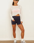 whisper sheer top