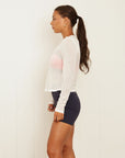whisper sheer top