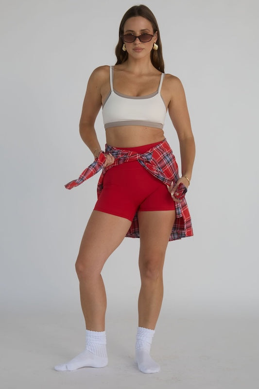 align biker shorts