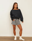 jet setter crop sweatshirt