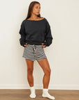 marina stripe shorts