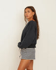 marina stripe shorts