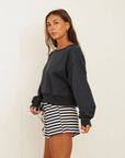 jet setter crop sweatshirt