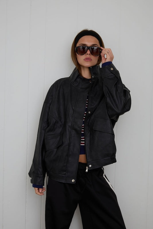 uptown leather jacket