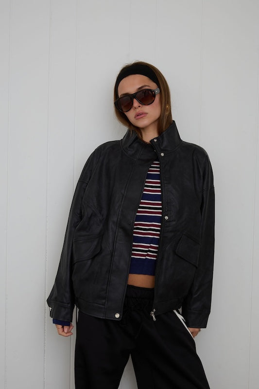 uptown leather jacket