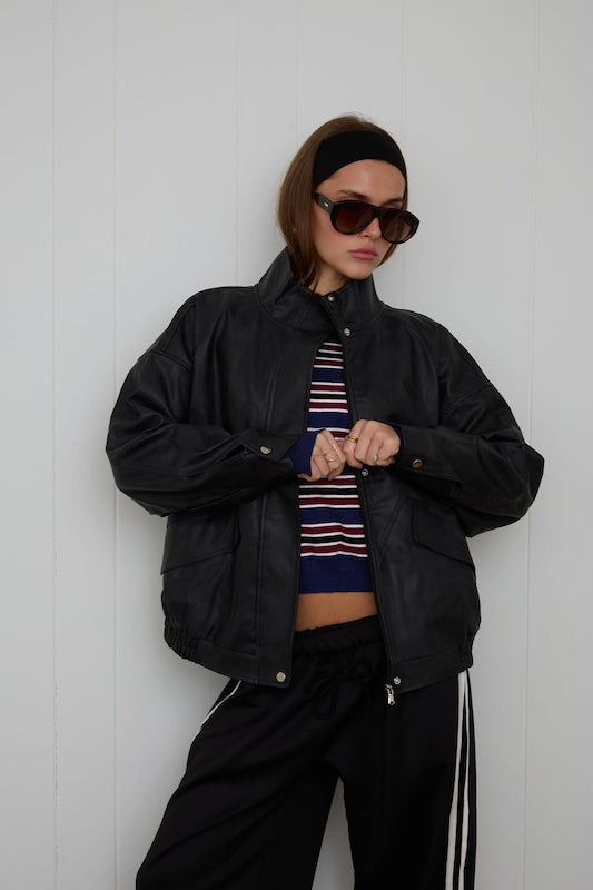 uptown leather jacket