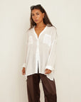 hamptons button-up shirt