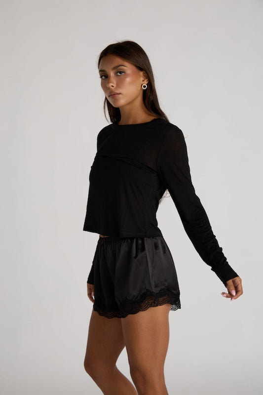 whisper sheer top
