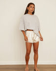 boyfriend striped tee