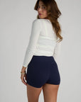 pilates wrap top