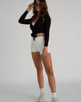 pilates wrap top
