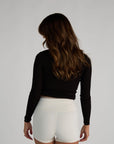 pilates wrap top