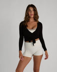 pilates wrap top