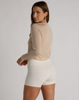 whisper sheer top