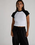 baseball baby tee