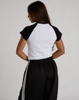 baseball baby tee