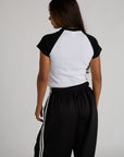 baseball baby tee